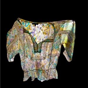 Daniel Rainn sheer top size small